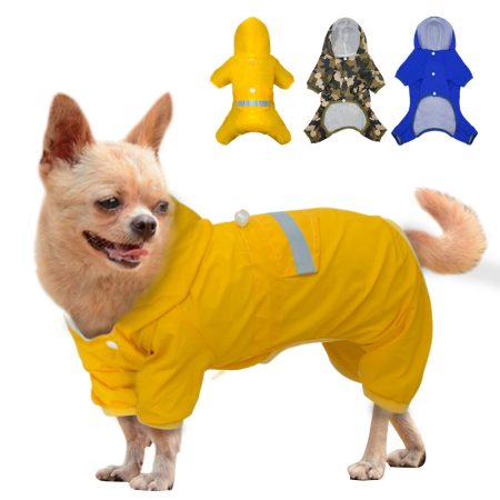Camouflage Dog Raincoat Clothes